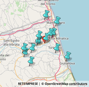 Mappa Via I. Silone, 64013 Corropoli TE, Italia (5.66929)