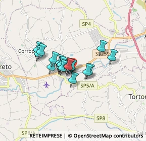 Mappa Via I. Silone, 64013 Corropoli TE, Italia (1.082)