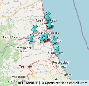 Mappa Via I. Silone, 64013 Corropoli TE, Italia (8.34167)