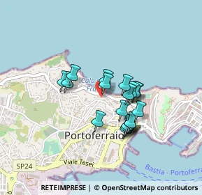 Mappa Viale De Gasperi, 57037 Portoferraio LI, Italia (0.3455)