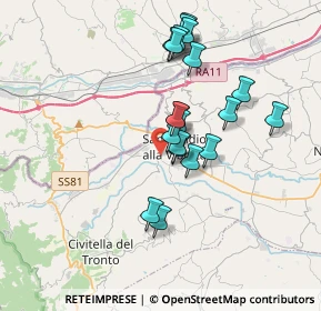 Mappa Via Giulio Cesare, 64016 Sant'Egidio alla Vibrata TE, Italia (3.2675)