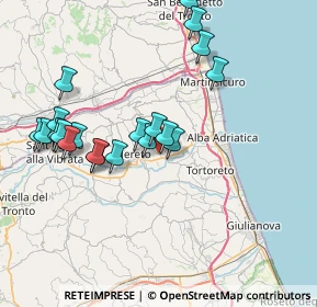 Mappa Viale Piane S. Donato, 64013 Corropoli TE, Italia (7.8865)