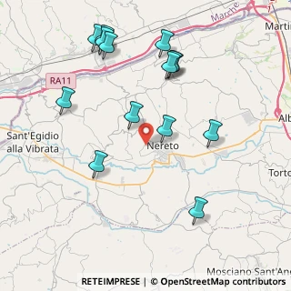 Mappa Contrada Parignano, 64015 Nereto TE, Italia (4.61143)