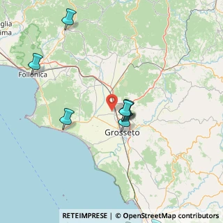 Mappa Strada dei Poggetti Vecchi, 58100 Grosseto GR, Italia (25.36364)