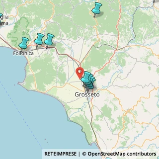 Mappa Strada dei Poggetti Vecchi, 58100 Grosseto GR, Italia (33.87556)