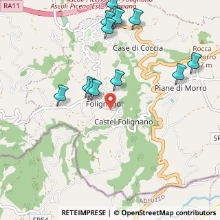 Mappa Via Fano, 63084 Folignano AP, Italia (1.23231)