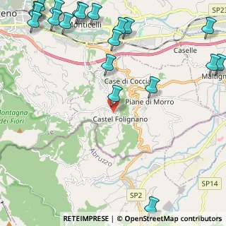 Mappa Via Fano, 63084 Folignano AP, Italia (3.5535)