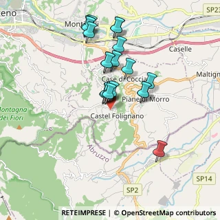 Mappa Via Fano, 63084 Folignano AP, Italia (1.7325)