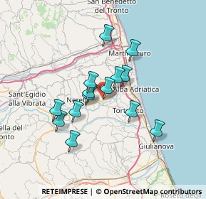 Mappa Via John Fitzgerald Kennedy, 64013 Corropoli TE, Italia (5.66429)