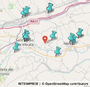 Mappa Via Montrone, 64010 Torano Nuovo TE, Italia (4.70786)