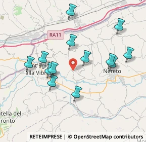 Mappa Via Montrone, 64010 Torano Nuovo TE, Italia (3.90308)