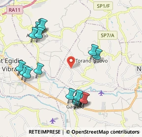 Mappa Via Montrone, 64010 Torano Nuovo TE, Italia (2.364)