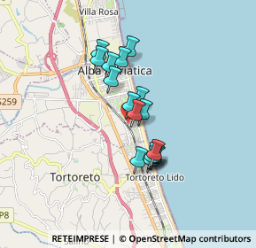 Mappa Via Trebbia, 64011 Alba Adriatica TE, Italia (1.30688)