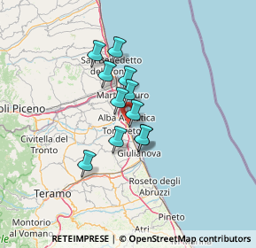 Mappa Via Trebbia, 64011 Alba Adriatica TE, Italia (9.30182)