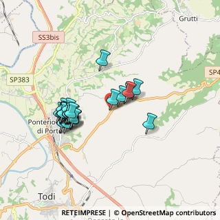 Mappa Via delle Cerquette, 06059 Todi PG, Italia (1.71379)
