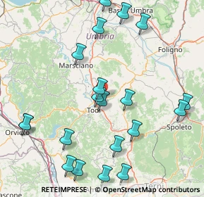 Mappa Via delle Cerquette, 06059 Todi PG, Italia (20.1155)