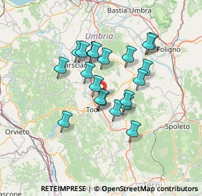 Mappa Via delle Cerquette, 06059 Todi PG, Italia (11.5445)