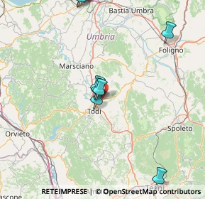 Mappa Via delle Cerquette, 06059 Todi PG, Italia (22.91818)