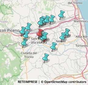 Mappa Via Pascal, 64016 Sant'Egidio alla Vibrata TE, Italia (6.077)