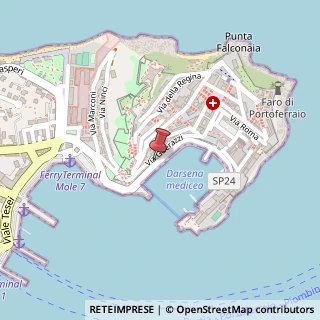 Mappa Calata Mazzini, 24, 57037 Portoferraio, Livorno (Toscana)