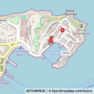 Mappa Calata Giuseppe Mazzini,  20, 57037 Portoferraio, Livorno (Toscana)