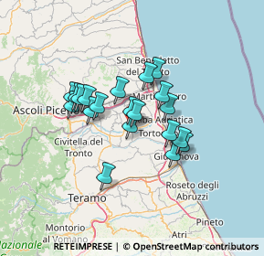 Mappa Via Giorgio Almirante, 64013 Corropoli TE, Italia (10.5365)