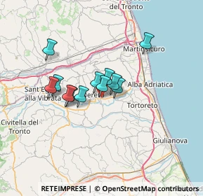 Mappa Via Giorgio Almirante, 64013 Corropoli TE, Italia (4.9025)