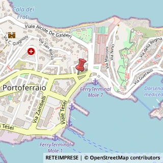 Mappa Via Giosuè Carducci, 19, 57037 Portoferraio, Livorno (Toscana)