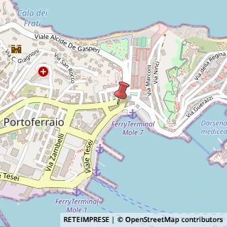 Mappa Piazza Citi, 57037 Portoferraio, Livorno (Toscana)