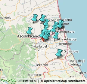 Mappa Via P. Riccitelli, 64016 Sant'Egidio alla Vibrata TE, Italia (10.5865)