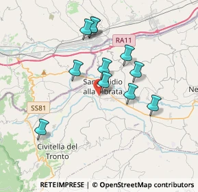 Mappa Via P. Riccitelli, 64016 Sant'Egidio alla Vibrata TE, Italia (3.39364)