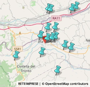 Mappa Via P. Riccitelli, 64016 Sant'Egidio alla Vibrata TE, Italia (3.838)