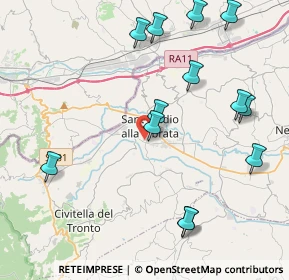 Mappa Via P. Riccitelli, 64016 Sant'Egidio alla Vibrata TE, Italia (4.92769)