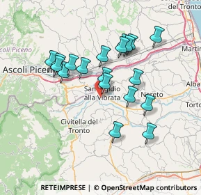 Mappa Via P. Riccitelli, 64016 Sant'Egidio alla Vibrata TE, Italia (6.66474)