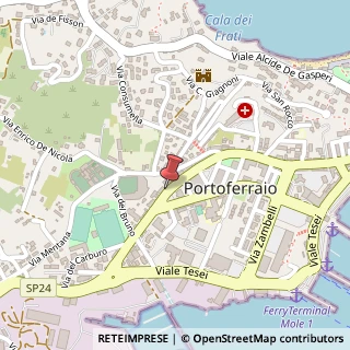 Mappa Via Rodolfo Manganaro, 64, 57037 Portoferraio, Livorno (Toscana)