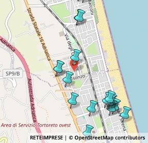 Mappa Via dei Salici, 64011 Alba Adriatica TE, Italia (0.6685)