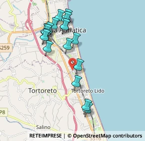 Mappa Via dei Salici, 64011 Alba Adriatica TE, Italia (2.01833)