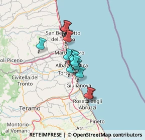 Mappa Via dei Salici, 64011 Alba Adriatica TE, Italia (9.46867)
