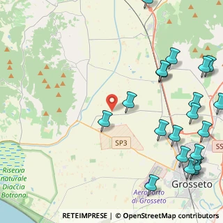 Mappa Strada Barbaruta, 58100 Grosseto GR, Italia (6.438)