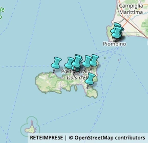 Mappa Via Concia di Terra, 57037 Portoferraio LI, Italia (11.262)