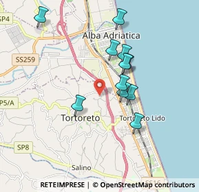 Mappa Via Vascello, 64018 Tortoreto TE, Italia (1.66273)