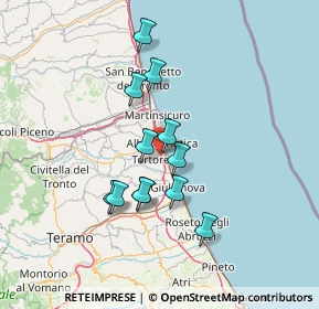 Mappa Via Vascello, 64018 Tortoreto TE, Italia (12.025)