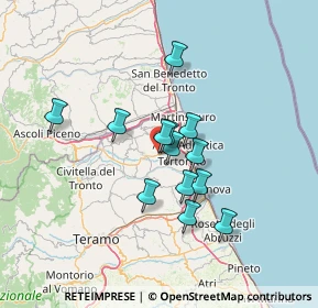 Mappa Via Gabriele D'Annunzio, 64013 Corropoli TE, Italia (10.80769)
