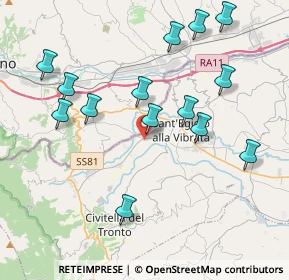 Mappa Via Metella, 64027 Sant'Egidio alla Vibrata TE, Italia (4.39143)