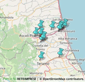 Mappa Via Metella, 64027 Sant'Egidio alla Vibrata TE, Italia (10.73167)