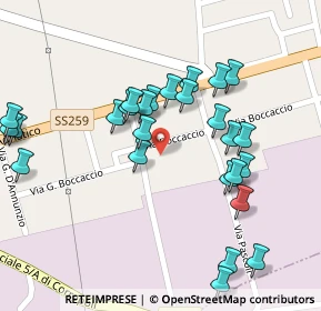 Mappa Via G. Ungaretti, 64013 Corropoli TE, Italia (0.12692)