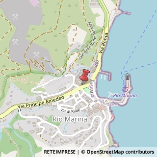 Mappa Piazza Vittorio Emanuele, 6, 09090 Rio Marina, Livorno (Toscana)