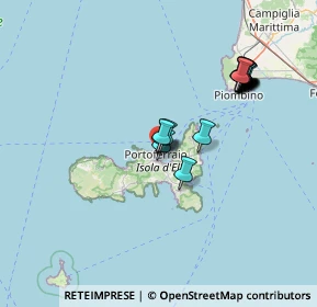 Mappa Via Giuseppe Ninci, 57037 Portoferraio LI, Italia (15.1585)