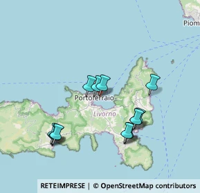 Mappa Salita del Falcone, 57037 Portoferraio LI, Italia (7.52571)