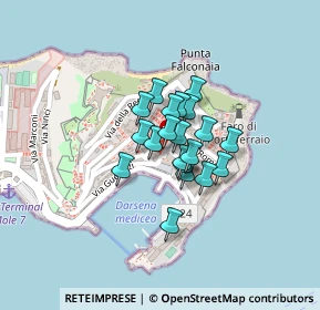 Mappa Piazza Camillo Benso Conte di Cavour, 57037 Portoferraio LI, Italia (0.124)